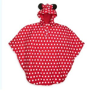 DISNEY Parks Minnie Mouse Polka Dot Rain Poncho